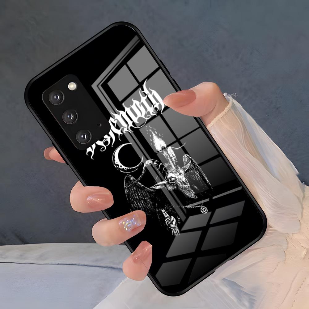 Чехол для телефона Behemoth для Samsung A25 A13 A33 5G A54 A36 A35 A56 A52 A14 Ударопрочная стеклянная крышка