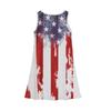 Girl Summer Dress Sleeveless Printed Color Casual Dress
