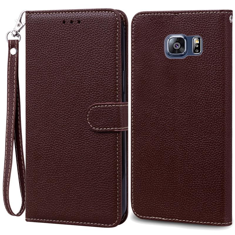 Чехол S6 Edge для Samsung Galaxy S6 Edge, чехол G925, кожаный флип-чехол-кошелек для Samsung S6, чехол S 6 edge, чехол G920, чехол-кошелек Fundas