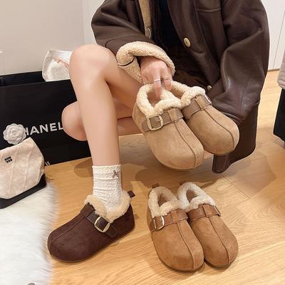 Женские мягкие эластичные зимние теплые утепленные сноубутсы, увеличивающие рост на один шаг, нескользящие, износостойкие, повседневные, на хлопковой подкладке