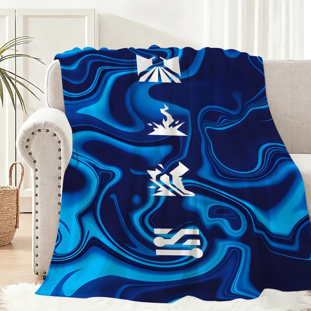 Игровое одеяло V-Vvalorants Cool Throw Легкое 240 г Фланелевое Мягкое Для кожи Для охлаждения летом