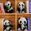 Gift Kneeling Sitting Soft cloth Toy Stuffed Animals Cute Cartoon Pillow Plush Panda Present Doll