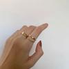Fashion Ins Wind Simple Ring Female Personality Design Sense Multi-layer Opening Index Finger Ring Tide Finger Rings  Creative Geometric Party Jewelry