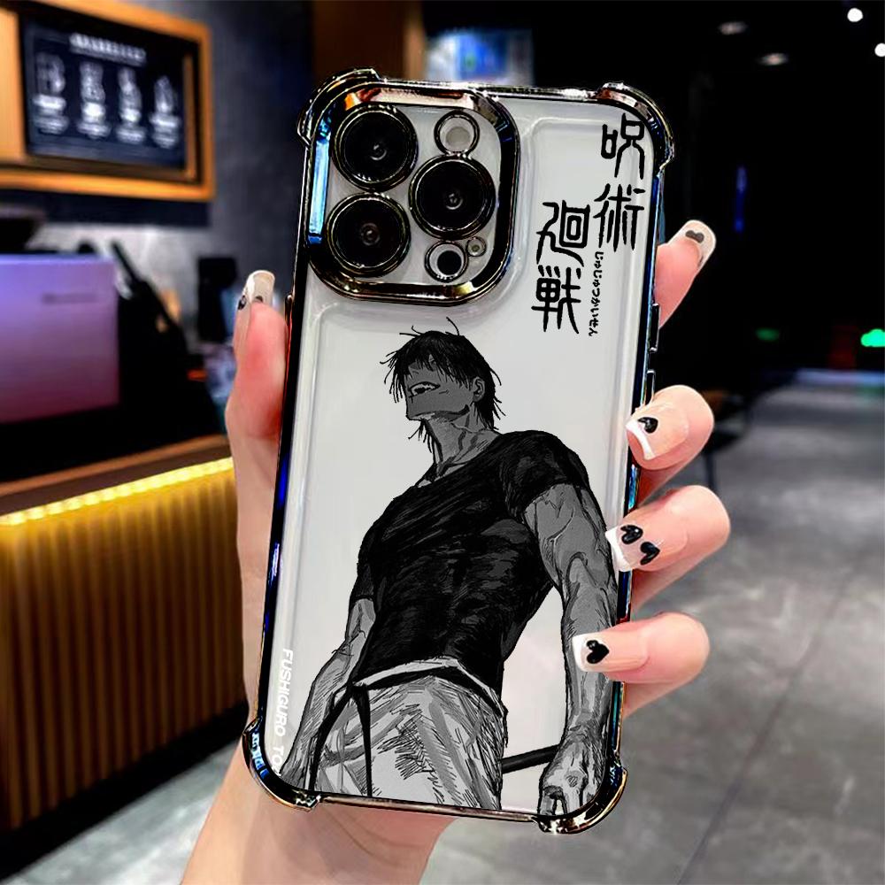 Крутой аниме чехол для телефона с покрытием Jujutsu Kaisen, защитой от падения, для Infinix Hot 40i 30 30i Play Smart 10 9 Note 50s Spark Go 2025 Plus