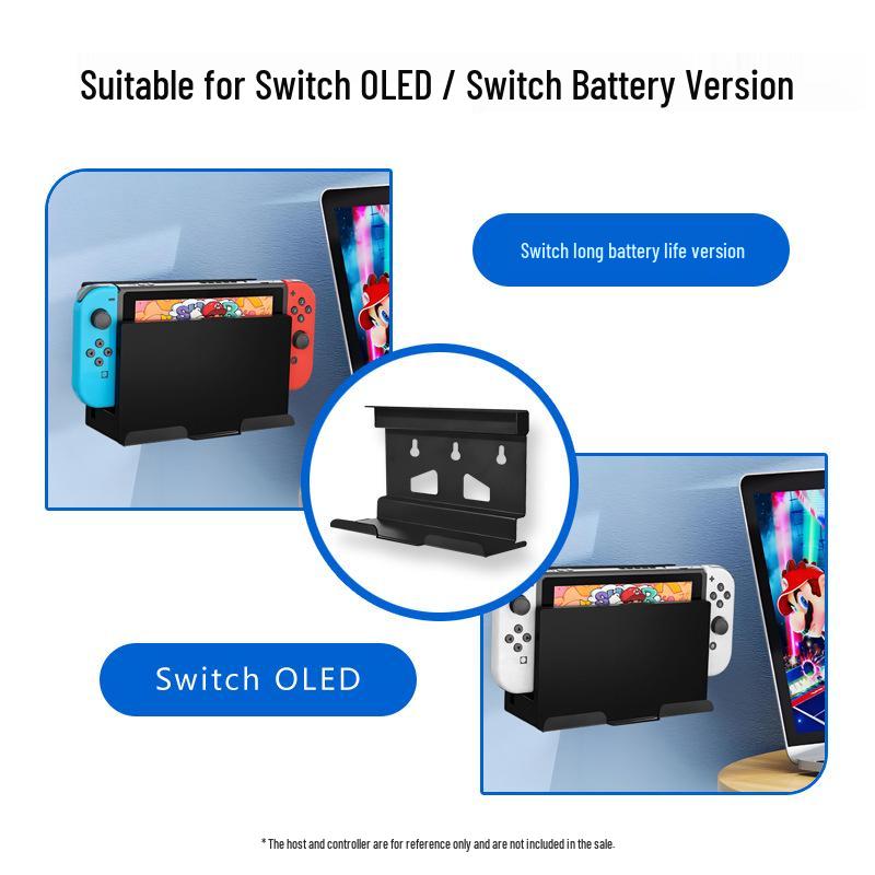 Универсальное настенное крепление для консоли Switch и хранения контроллеров