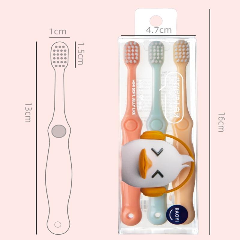 1 шт. детская зубная щетка детская зубная щетка ярких цветов для мальчиков и девочек средство для чистки зубов 360 зубная щетка нить зубные щетки детская зубная щетка