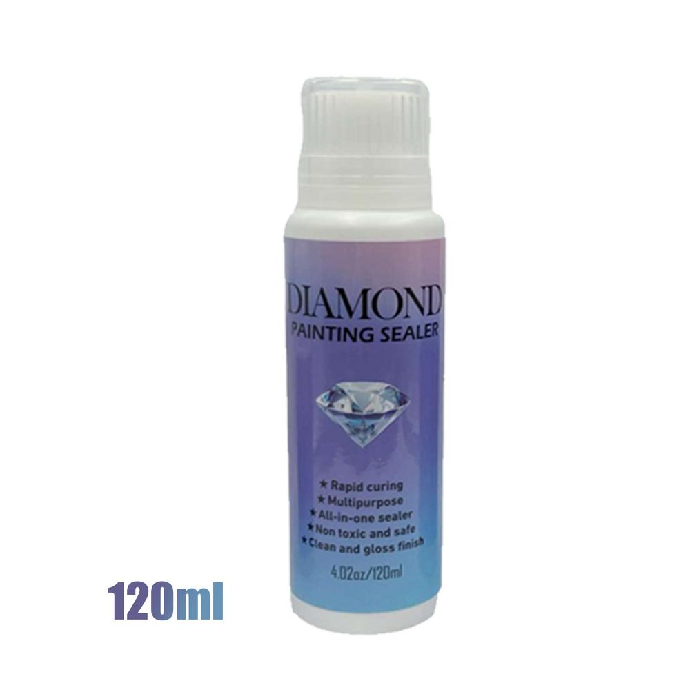 5D Diamond Art Glue Permanent Hold Shine Effect Puzzle Sealer Sticky Diamond Embroidery Mosaic Glue Gel Accessories