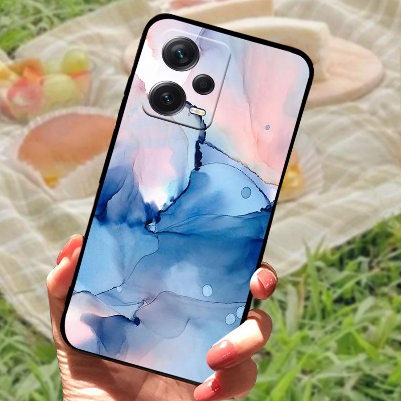 Чехол для Xiaomi Redmi Note 12 Pro 5G, Мягкий силикон, Ударопрочный ТПУ, Funda для Redmi Note 12 Pro 5G NFC, Защитный Capa