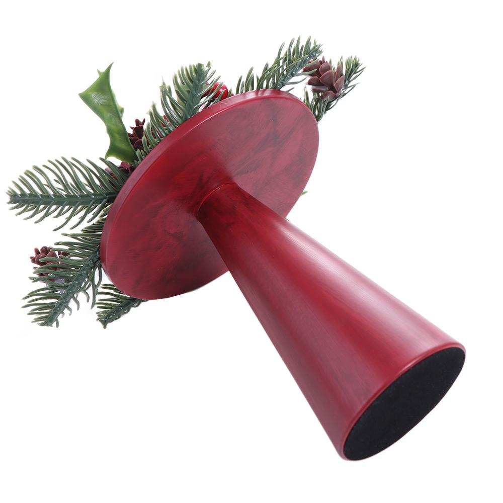 Многоразовый Рождественский Подсвечник Красный Рождественский Настольный Декор Подсвечник Гостиная