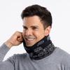 Hot-selling Winter Velvet Warm Scarf Men's and Women's Knitted Printed Totem Scarf Thickened Neck Cover