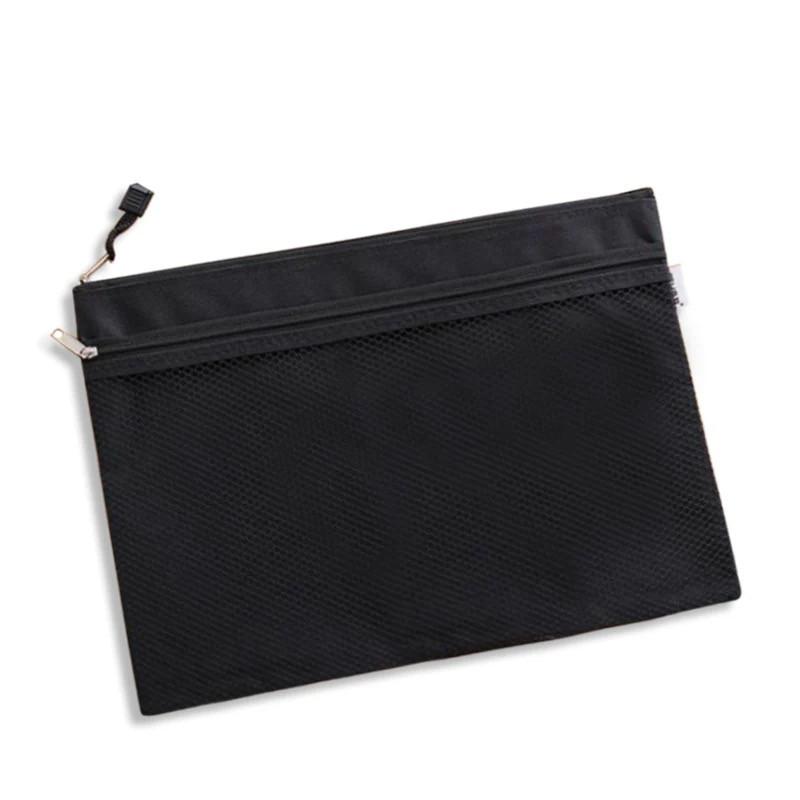 Новое поступление 1 шт. водонепроницаемый 2 слоя холста молния А4 папка для документов органайзер для хранения защитная сумка канцелярские принадлежности