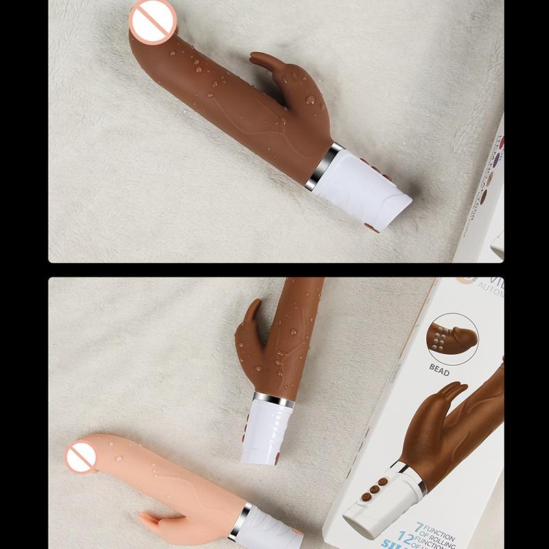 Телескопический фаллоимитатор-вибратор для женщин, стимулятор клитора, игрушка для взрослых, эротические секс-машины, женская вагина, страпон, мастурбатор, оргазм