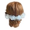 All White Headpiece Head Hair Perfect for and with Dried and Preserved Wedding and All White Lulu's Set, Dress, Ornament, Coming-of-Age Ceremonies,