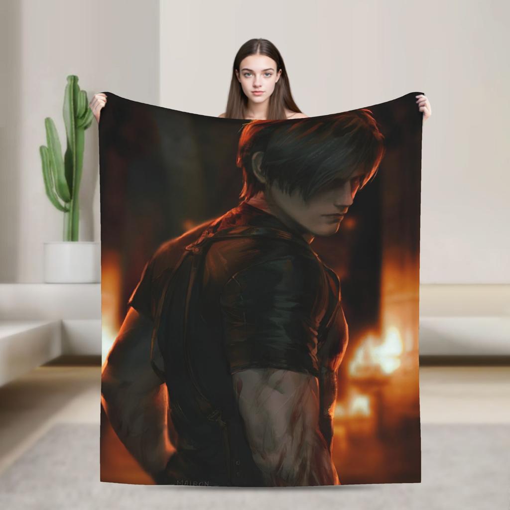 Resident Umbrella Corps Eviled Blanket Cover Fleece The Sinister Business Ultra-Soft Throw Blanket for Airplane Travel Bed Rug
