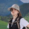 Уличная шляпа от солнца с маской для лица и широкими полями для женщин для летней носки
