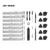 Набор из 180 аккумуляторных электрических отверток малого размера - JM-8193 Ящик для инструментов для дома