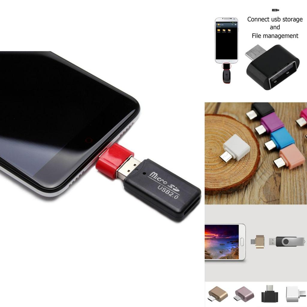 Compact Micro Usb Male To Usb 2.0 Adapter Otg Converter For Android Phone And Tablet