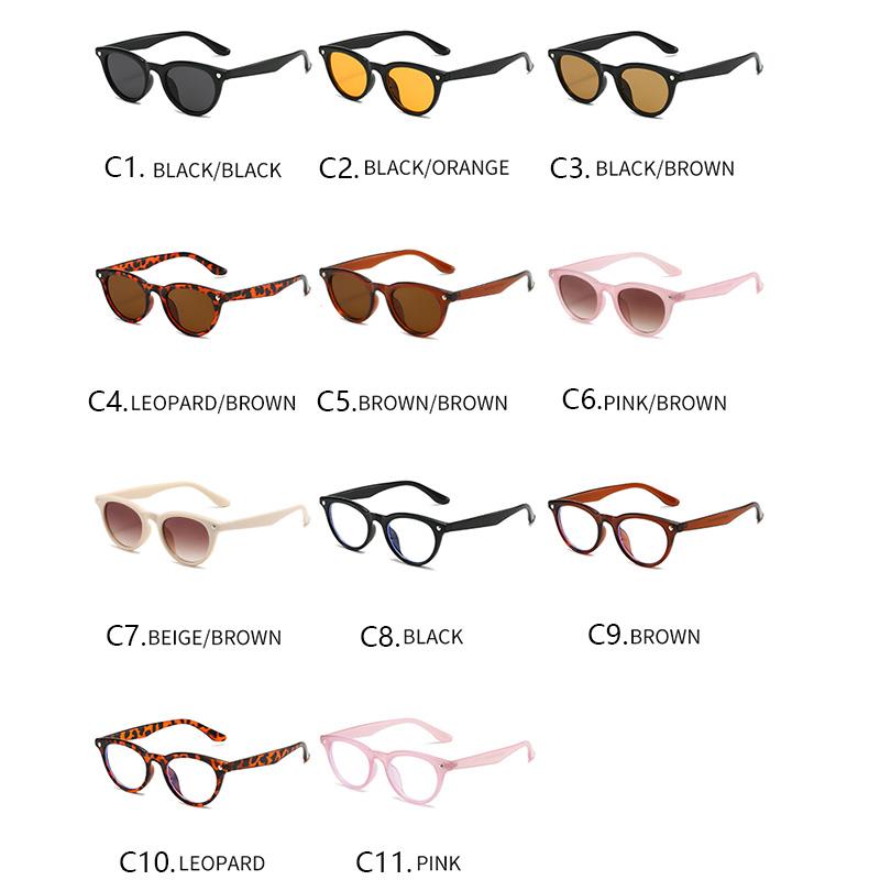 Anti-Blue Light Glasses Vintage Fashion Round Eyewear Women Classic Luxury Eyeglasses Blue Light Blocking Man Lady Eyeglas