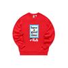 New FILA X Have A Good Time Have A Good Time Collection Sweatshirt Unisex Passion Red F11U149204F-RD