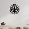 Buddha Tree Metal Art for Wall