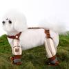 Светоотражающая полоса Леггинсы-штаны для собак Водонепроницаемые Пыленепроницаемые Регулируемая защита всей ноги Одежда для прогулок и выхода питомца на все сезоны