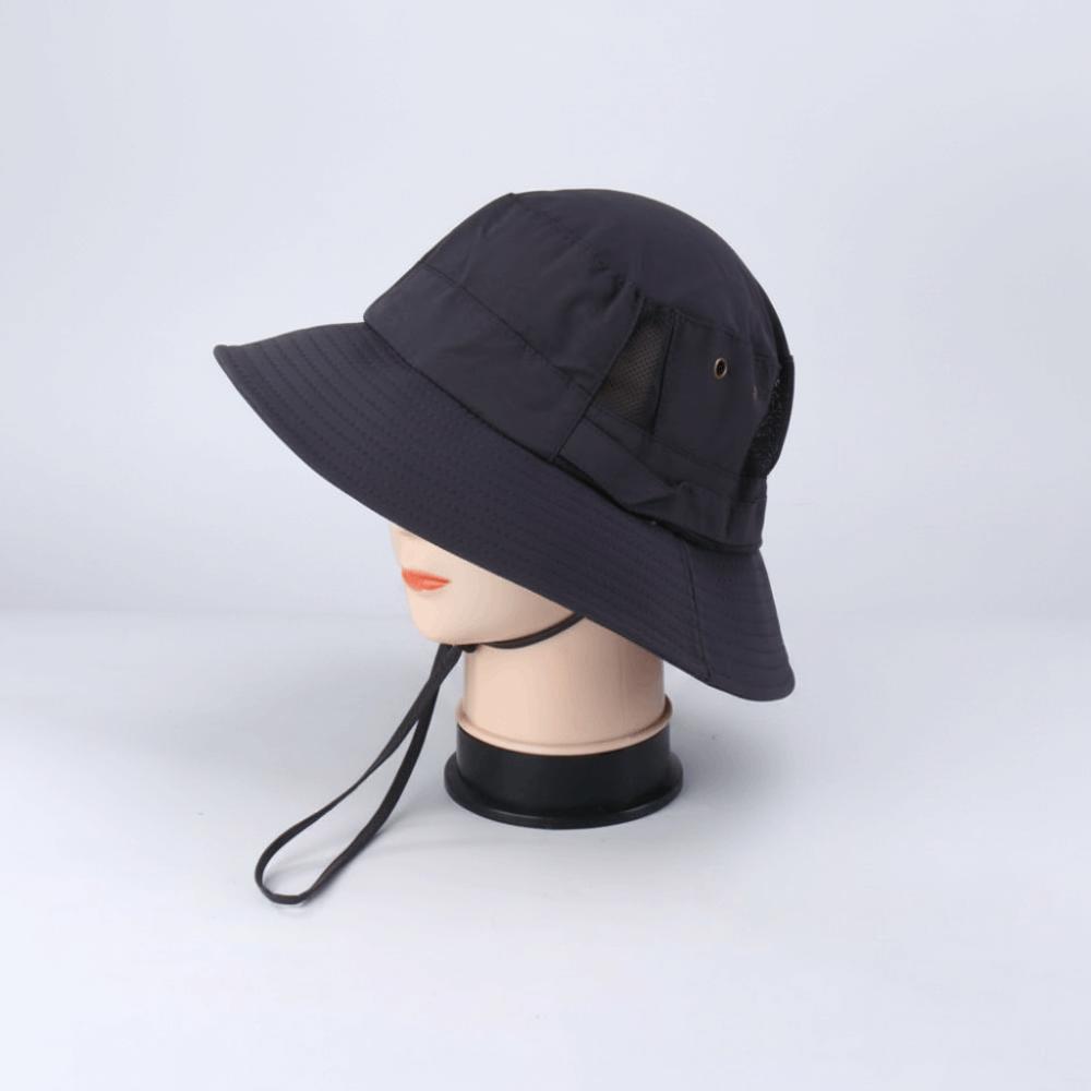 Fashionable Foldable Fishing Hat Breathable Mesh Wide Brim Summer Sun Hat Windproof UV Protection Fisherman Hat Summer Season