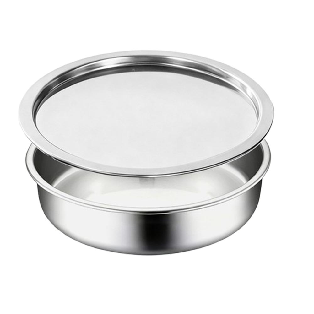 Fall-resistant Stainless Steel Bowl Large Capacity Soup Bowl Steamed Egg Bowl Cooking
