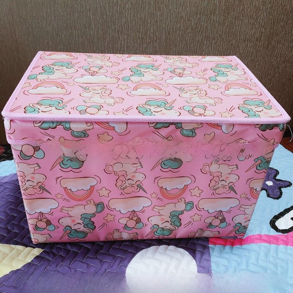 Collapsible Storage Bin With Hello Kitty Kuromi Print Design For Kids Room And Bedroom