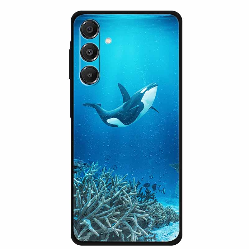Для SAMSUNG GALAXY A37 A57 5G Чехол Оригинальный Мягкий Силикон ТПУ Чехлы для Телефона Обложка Samsung A57 A37 5G Модный Защитник Планета Capa