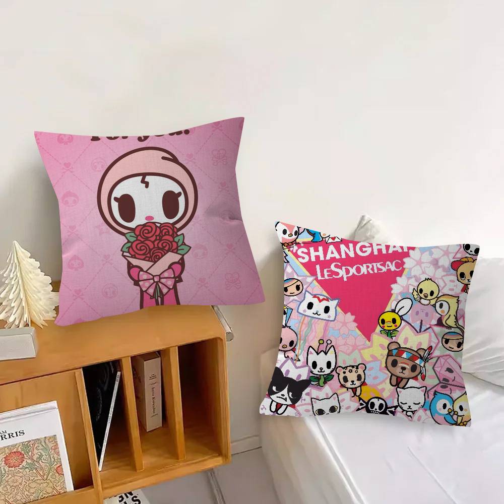 Anime T-Tokidoki-S Pillow Cushion Cover Pillowcase Living Room Sofa Home Decor