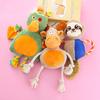 Игрушки из хлопковой веревки для домашних животных, интерактивные тренировочные игрушки, издающие звуки, для чистки зубов и ухода за ними для собак средних и крупных пород