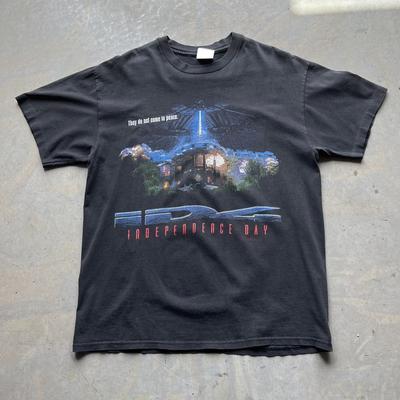 Vintage 1990s Independence Day Movie Shirt Sci Fi Will Smith S-5XL REPRINT NEW Unisex T-Shirt