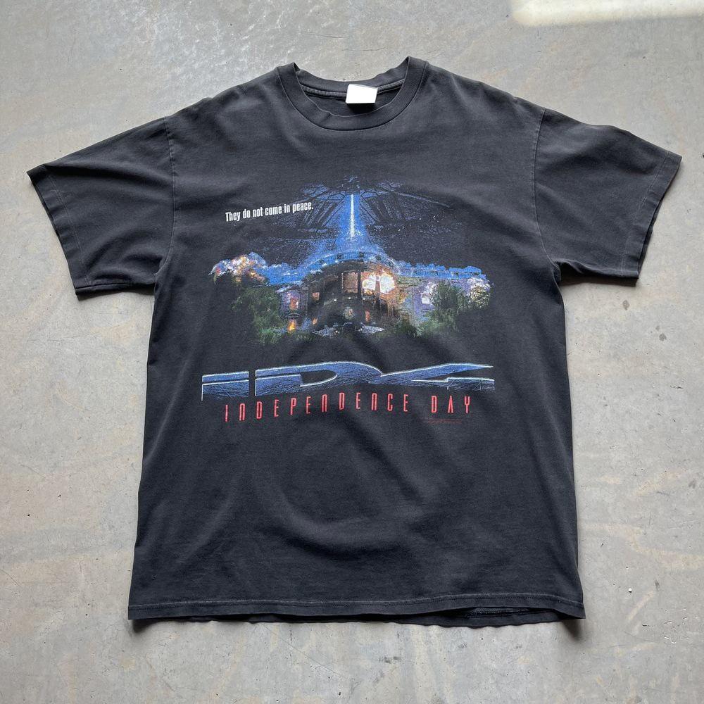 Vintage 1990s Independence Day Movie Shirt Sci Fi Will Smith S-5XL REPRINT NEW Unisex T-Shirt