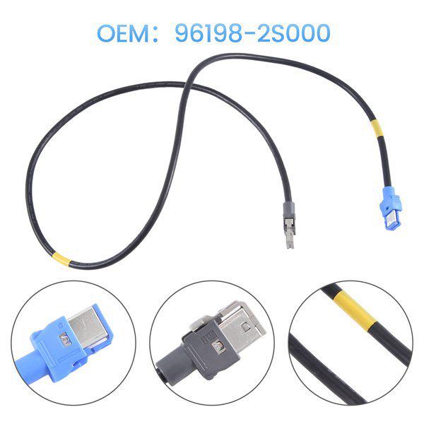Черный кабель-интерфейс USB+IPDO из АБС-пластика для навигации Kia K