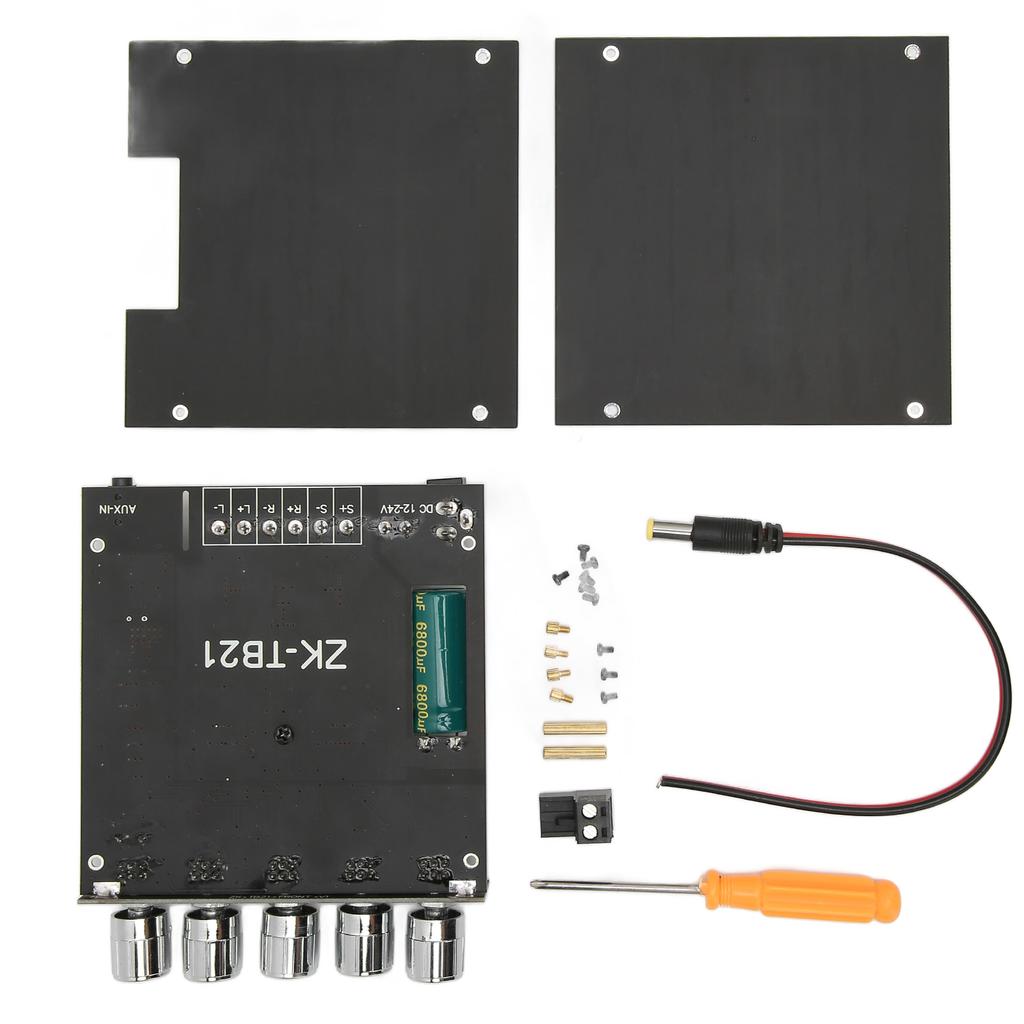 2x50W Bluetooth 5.0 Stereo Sound Receiver Amplifier Board 2.1Channel Subwoofer Wireless Digital AUX