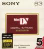 Sony SONY Mini DV Cassette Tape 5DVM63HD