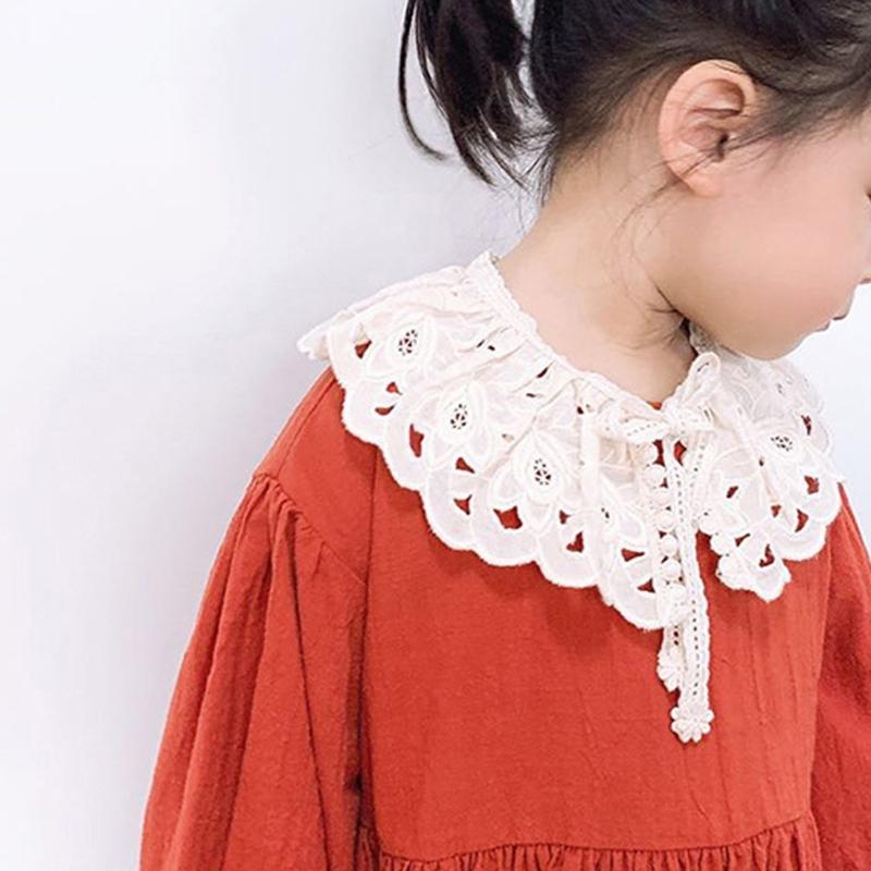 Съемный воротник Детский воротник с вышивкой Воротник-обманка Ложный воротник Кружевной воротник