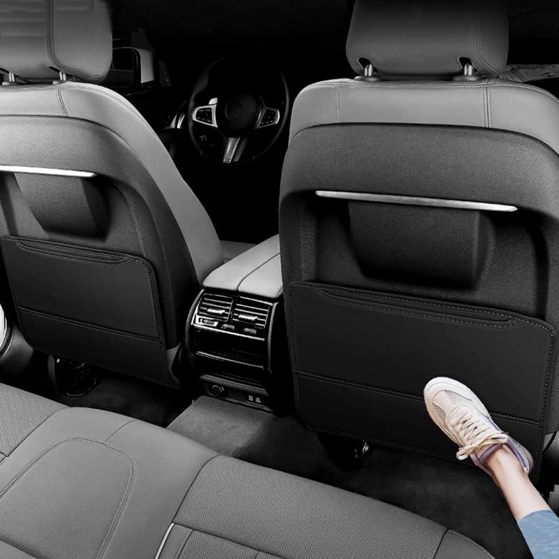 EJK4  New 2025 For Mercedes Benz B/C/E/S Class A Class C200L GLC Car Seat Anti-kick Pad Car Rear Safety Seat Anti-wear Seat Back Prote