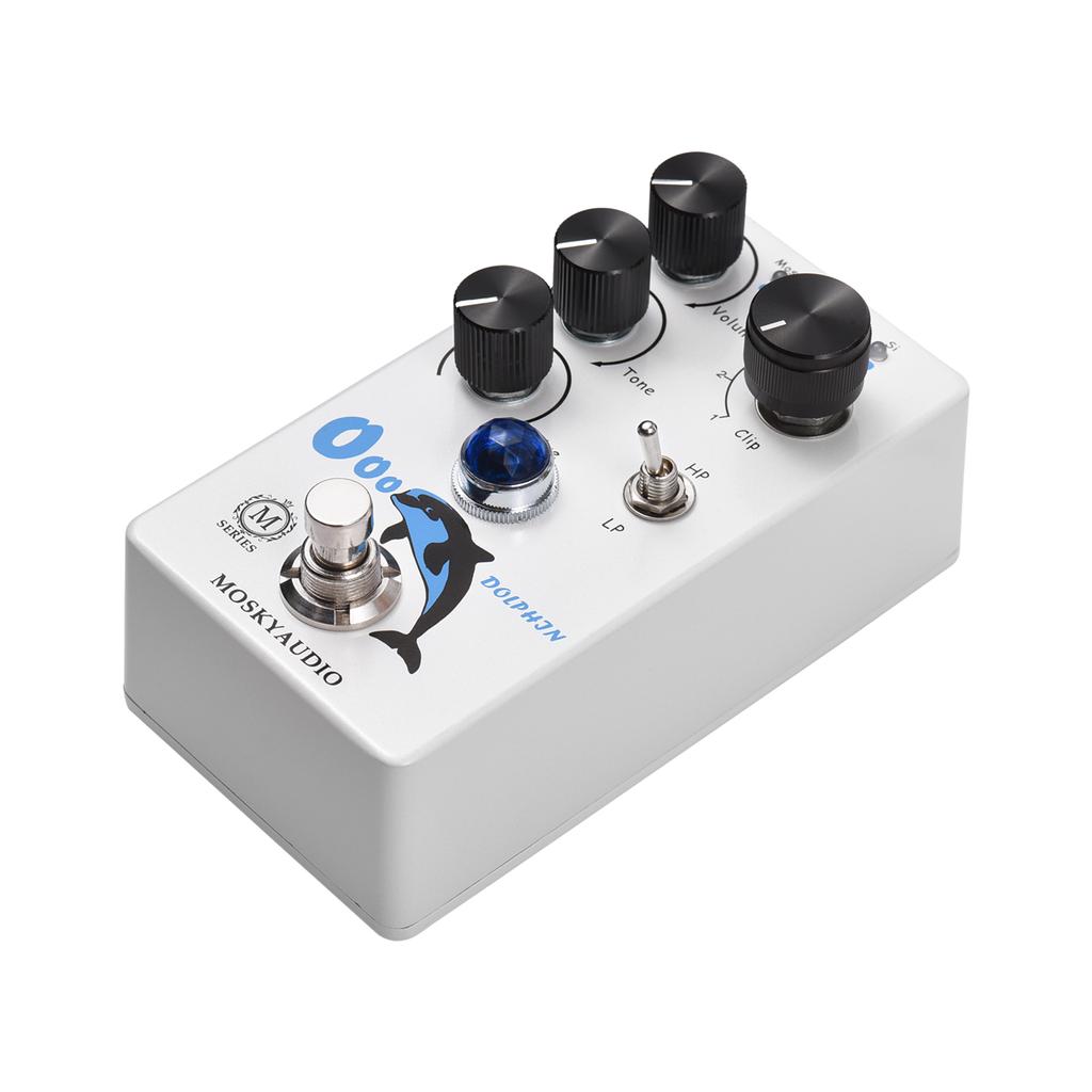 MOSKYAudio Distortion/Overdrive Guitar Effect Pedal 4 Mode Switch Volume/Tone/Drive Controls
