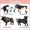 Скульптура Животного Набор Коллекции Игрушек Крупного Рогатого Скота Для Обучения Детей И Дарения