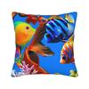 Pillow Cover Beautiful Underwater World Colorful Fish Cute Funny Pillow Case For Sofa Home Decoration Pillowcases