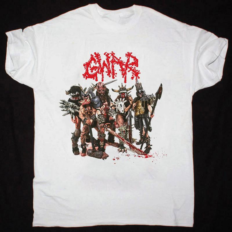 GWAR - Scumdogs of the Universe Белая футболка с коротким рукавом Все размеры Унисекс