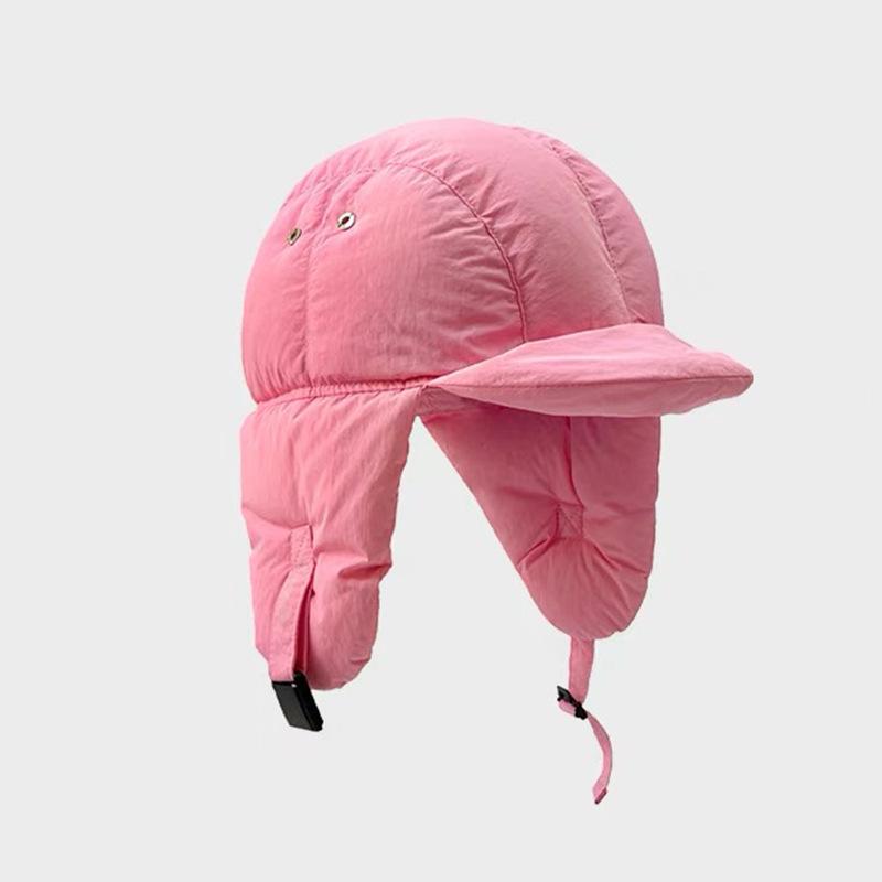 Легкая пуховая хлопковая кепка Lei Feng для мужчин и женщин, зимняя теплая защитная кепка для байкера, утолщенная бархатная кепка