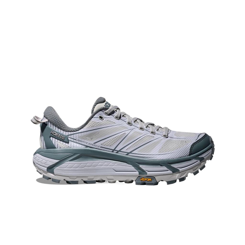 Hoka One One Mafate Speed 2 Шнуровка Круглый носок Низкие тренировочные кроссовки Унисекс кроссовки 1126851-SLCS