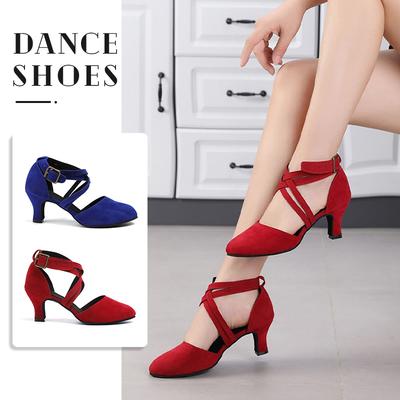 Женские туфли-лодочки на среднем каблуке, сандалии на массивном каблуке, женские туфли с ремешком на щиколотке, свадебные туфли