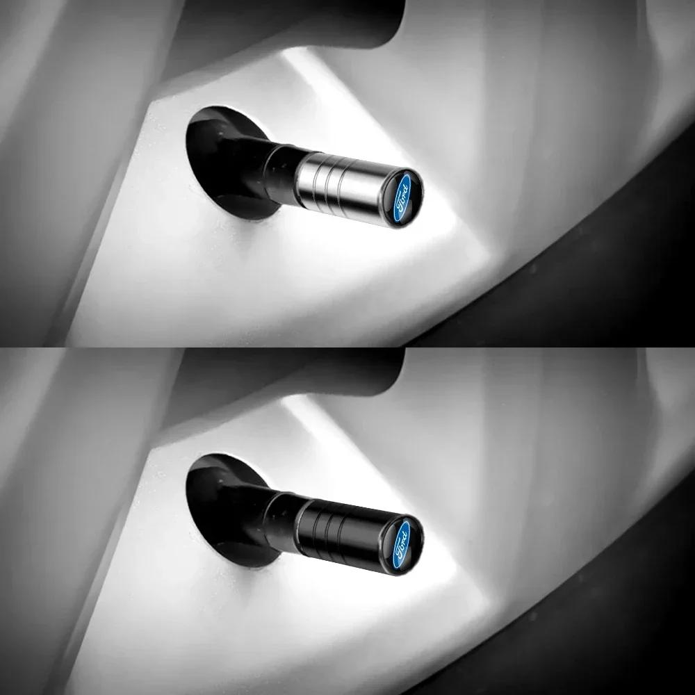 Новая 2026 Автонаклейка Новая 2025 Горячая 4 ШТ. Автостайлинг Колпачок На Шток Клапана Колеса Шины Для Ford Mustang Focus 2 3 4 Mondeo Fiesta Ec