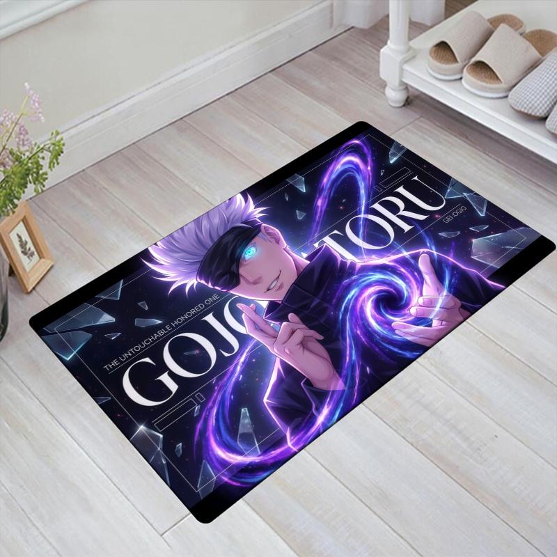 Jujutsu Kaisen Anime Carpet Rug for Living Room Bedroom Home Sofa Decoration,Kids play Non-slip Floor Mat