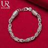 925 Sterling Silver Lobster Clasp Bracelet Fashionable Wedding Jewelry