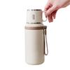 IOLOYU 600ml Vacuum Insulated Water Bottle with Handle, Medical-Grade 316 Stainless Steel, Insulated for Hot and Cold Water, with Lid, Easy To Clean,