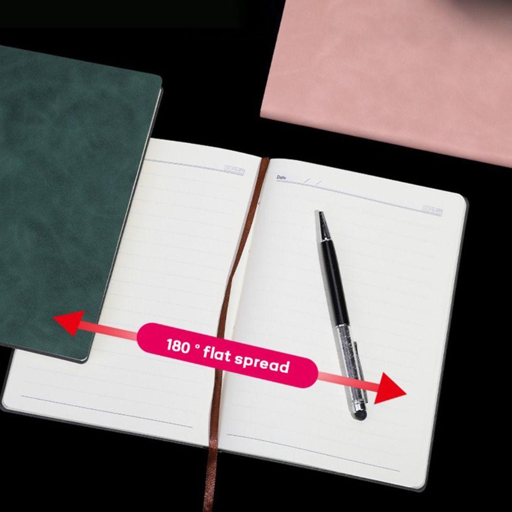 120Pages Note Pad Soft Leather Hand Account Book High Quality Diary Book  School Office